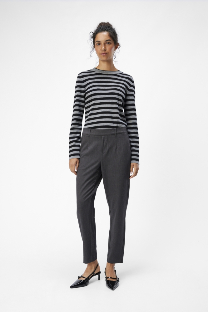 OBJLISA SLIM PANT NOOS 23029728 MEDIUM GREY MELANGE